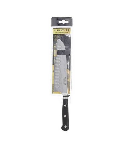 Alternative view of Hochwertiges Santokumesser Sabatier Trompette® Origin (18 cm) - Ostasiatisches Küchenmesser Edelstahl schwarz