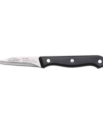 Schälmesser San Ignacio (7,5 cm) Edelstahl schwarz