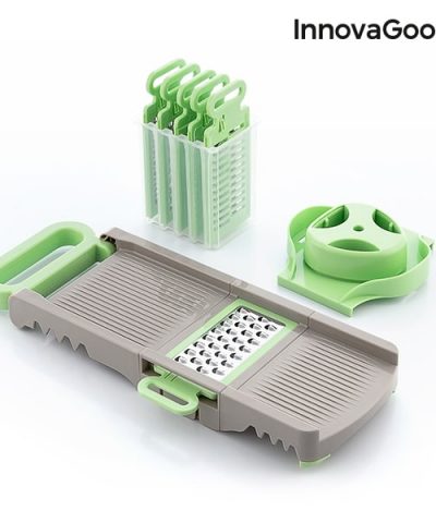 Alternative view of InnovaGoods Choppie Mandoline-Reibeisen faltbar 6 IN 1 - optimal für Obst und Gemüse