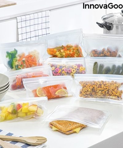 InnovaGoods Freco wiederverwendbare Säcke für Lebensmittel 10 Stück