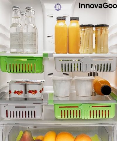 Einstellbarer Kühlschrank-Organizer Friwer InnovaGoods (2er Pack)