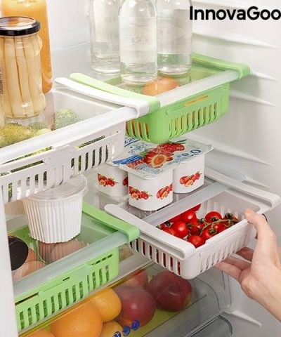 Einstellbarer Kühlschrank-Organizer Friwer InnovaGoods (2er Pack)