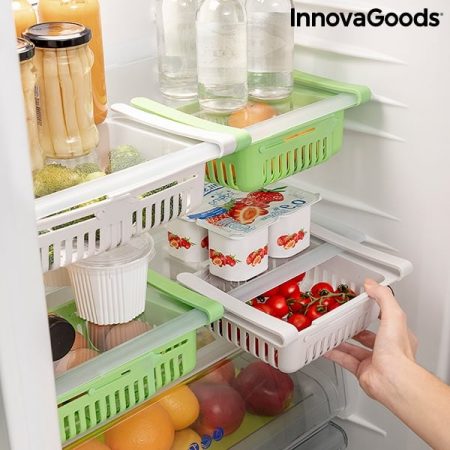 Einstellbarer Kühlschrank-Organizer Friwer InnovaGoods (2er Pack)