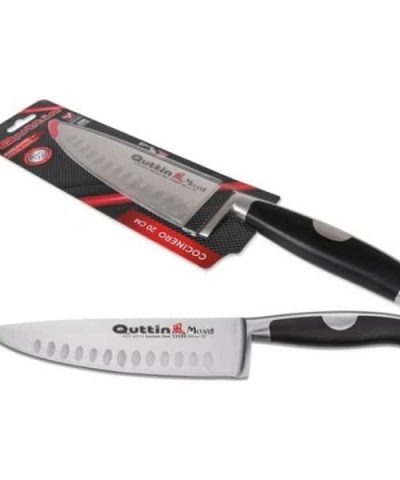 Chef Messer Quttin Moare (20 cm) - Küchenmesser Edelstahl schwarz
