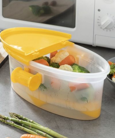Alternative view of 4-in-1 Nudelkocher-Genie für die Mikrowelle: Zubehör & Rezepte inklusive - Zauberhafte Pasta-Momente mit Pastrainest Innovagoods