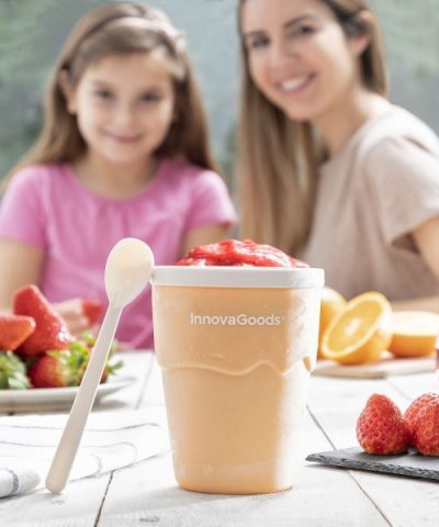 Alternative view of INNOVAGOODS - FRULSH Becher für Eis und Slushy-Eis mit Rezepten