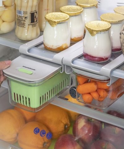Lebensmittelbehälter PREFO INNOVAGOODS mit Kühlschrankhalterung und doppeltem Boden