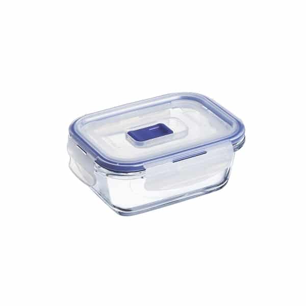 lunchbox hermetisch luminarc pure box active 380 ml 12 x 9 cm zweifarbig glas 6 stueck 547566
