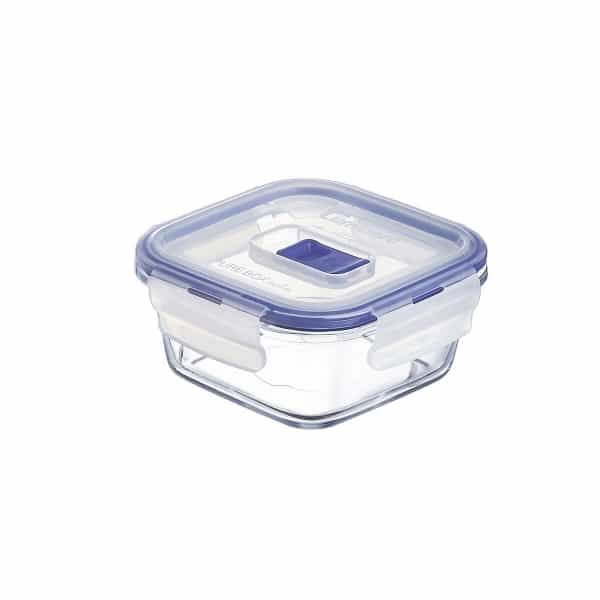 lunchbox hermetisch luminarc pure box active 380 ml zweifarbig glas 6 stueck 547561