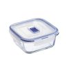 lunchbox hermetisch luminarc pure box active 760 ml zweifarbig glas 6 stueck 547554