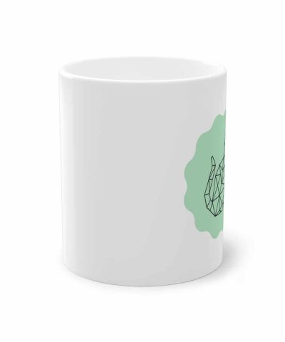 Alternative view of Kaffeetasse weiß mit einer Katzenstruktur, 330ml Fassungsvermögen