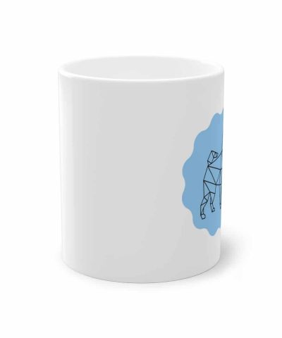 Alternative view of Kaffeetasse weiß mit einer Hundstruktur, 330ml Fassungsvermögen