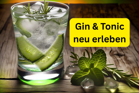 Sommerlicher Drink mit Limetten und Gin