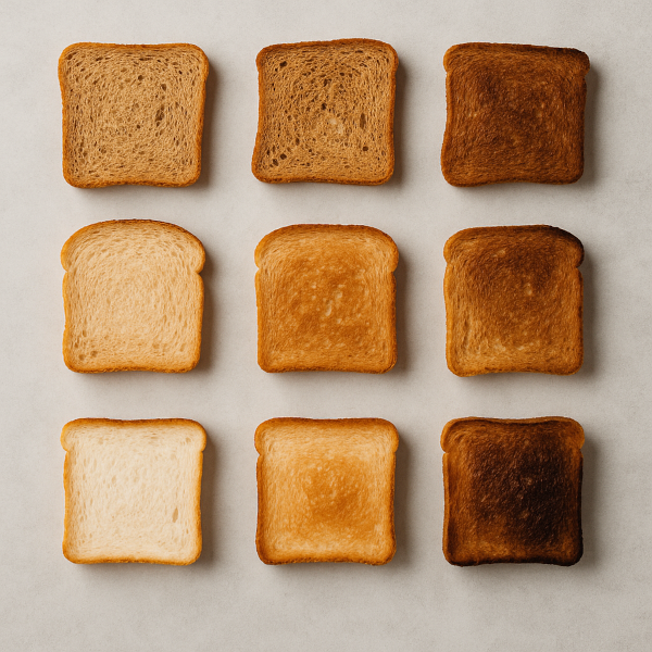 verschiedene Toastbrotsorten