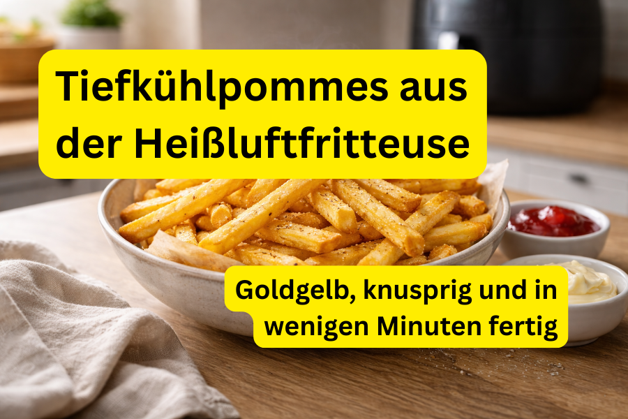 TK Pommes in der Heissluftfritteuse